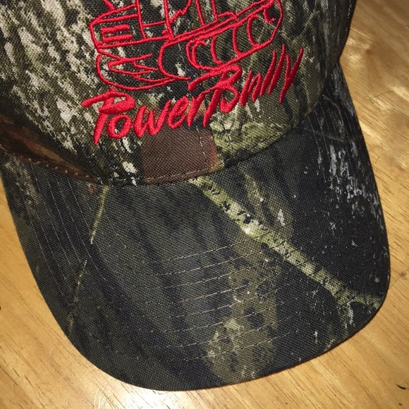 Mossy oak Camo Power Bully camouflage hat adjustable back strap 6 panel cap - Picture 3 of 9